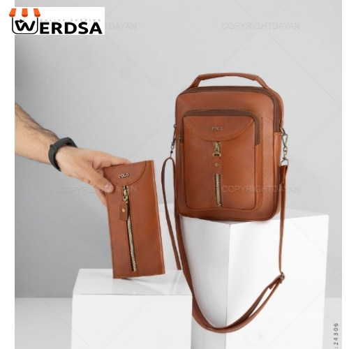 ست کیف دوشی و کیف پالتویی Polo مدل 24306