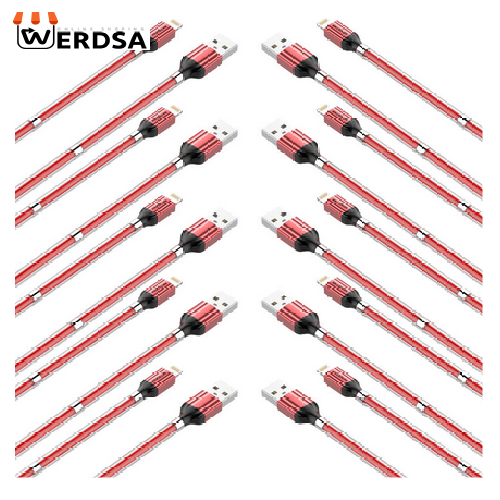 کابل تبدیل USB به لایتنینگ کینگ استار مدل k41 i طول 1 متر بسته 10 عددی
