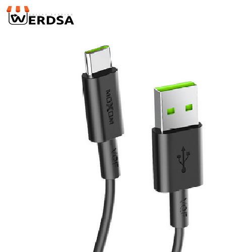 کابل تبدیل USB به USB-C موکسوم مدل MX-CB17 6A 50W طول 1.2 متر
