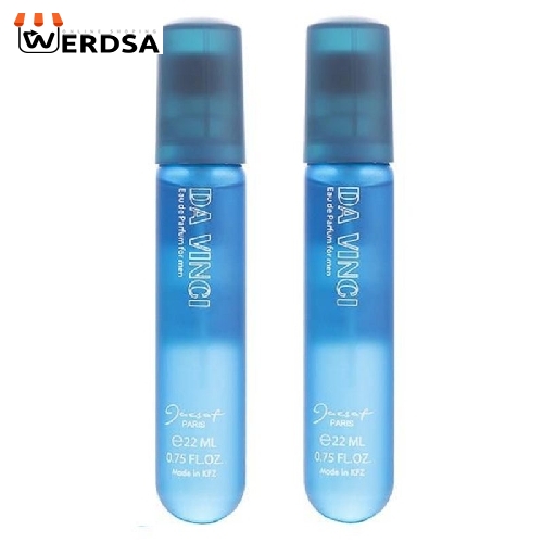 عطر جیبی مردانه ژک ساف مدل داوینچی حجم 22 میلی لیتر بسته 2 عددی