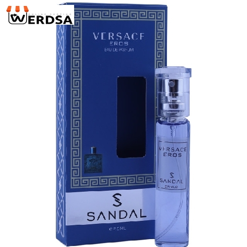 عطر جیبی مردانه صندل مدل ورساچ اروس حجم 25 میلی لیتر