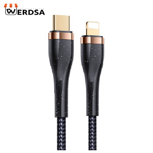 کابل تبدیل USB-C به لایتنینگ یوسمز مدل US-SJ489 20W طول 1.2 متر