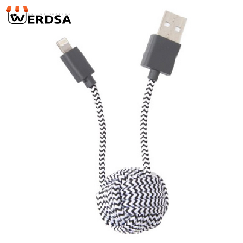 کابل تبدیل USB به لاینینگ نیتیو یونیون مدل K-C طول 0.1 متر
