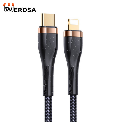 کابل تبدیل USB-C به لایتنینگ یوسمز مدل US-SJ489 20W طول 1.2 متر