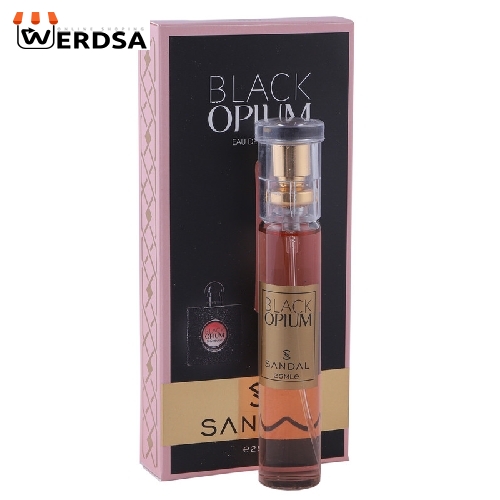 عطر جیبی زنانه صندل مدل بلک اوپیوم حجم 25 میلی لیتر