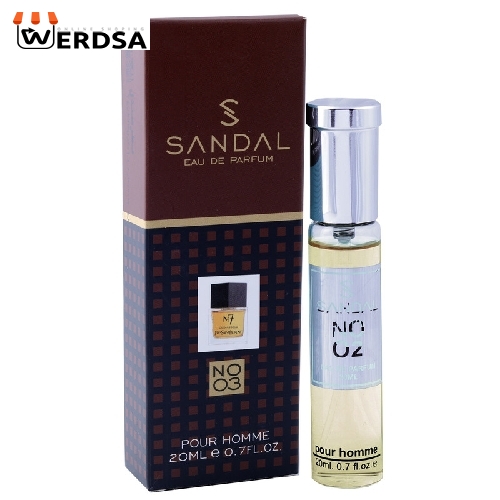 عطر جیبی مردانه صندل مدل M7 عود ابسلو حجم 20 میلی لیتر