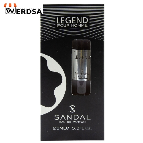 عطر جیبی مردانه صندل مدل LEGEND حجم 25 میلی لیتر
