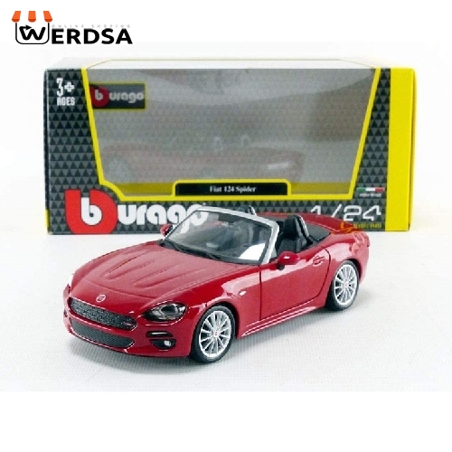 ماکت ماشین بوراگو مدل FIAT 124 SPIDER