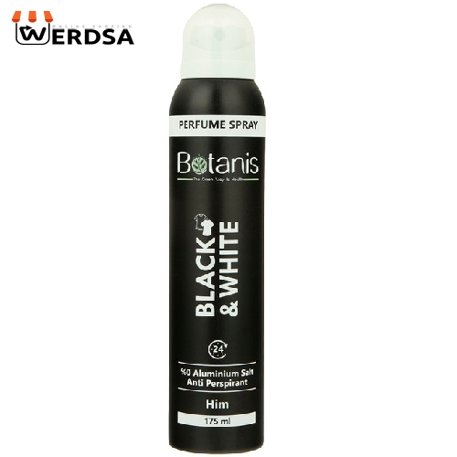 اسپری بدن مردانه مدل Black &White حجم 175 میلی لیتر