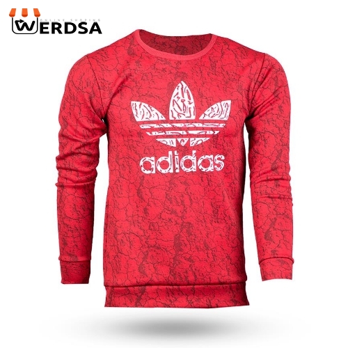 پلیور طرح دار Adidas_red مدل 2104