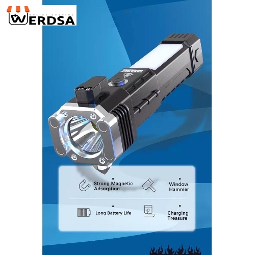 چراغ قوه شارژی حرفه ایی S007 کد 1501