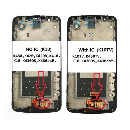 تاچ ال سی دی ال جی Lg K430 – k10 2016/ic