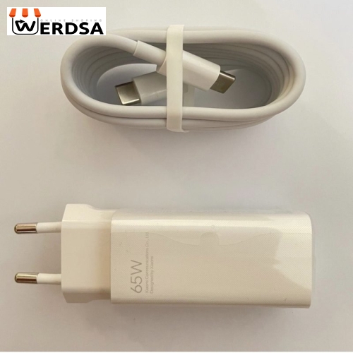 شارژر دیواری شیائومی مدل AD652GEU به همراه کابل تبدیل USB-C