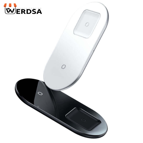 شارژر بی سیم باسئوس مدل Simple 2 in 1 Extra