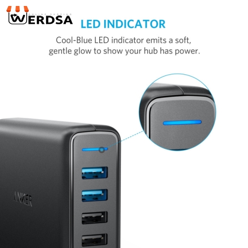 شارژر رومیزی انکر مدل A2054 PowerPort Speed 5