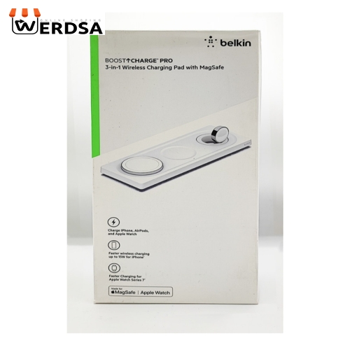 شارژر بی سیم بلکین مدل WIZ016 3 in 1