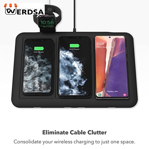 شارژر بی سیم موفی مدل 4in1 Wireless Charging Mat
