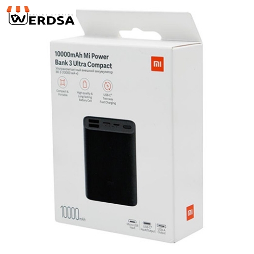 شارژر همراه شیائومی مدل Mi Power Bank 3 Ultra ظرفیت 10000 میلی آمپر ساعت