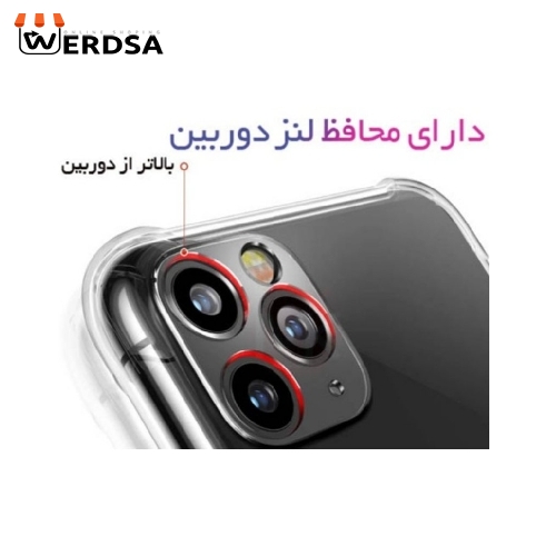 کاور مدل ژله ای کپسول دار مناسب برای تمامي گوشی موبایل اپل IPHONE 11 PROMAX / 11PROMAX / 11PRO MAX / 11 PRO MAX / IPHONE 11 PRO MAX