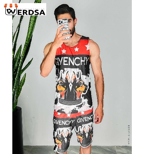 ست رکابی و شلوارک مردانه Givenchy مدل 30639