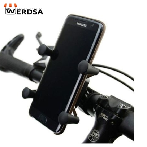 پایه نگهدارنده موبایل شارژر دار مناسب برای موتورسیکلت مدل Phone charging bracke