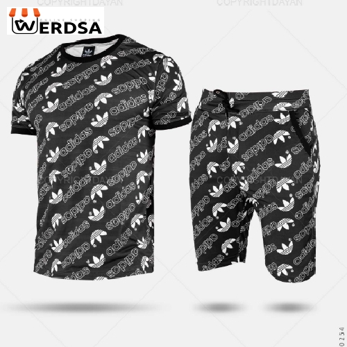 ست تیشرت و شلوارک مردانه Adidas مدل 30254