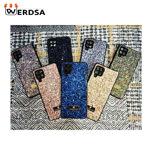 کاور قاب ناب مدل Swarovski مناسب برای تمامی گوشی موبایل سامسونگ Galaxy A12 4G / A12 5G / M12 / F12