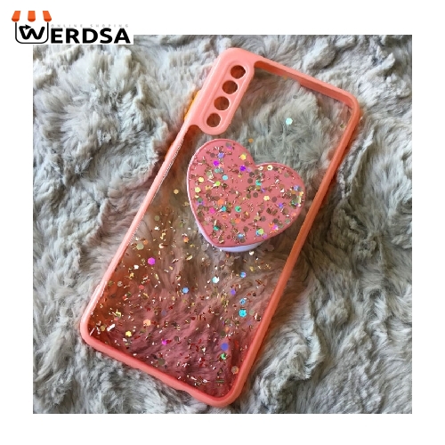 کاور مدل دایاموند کد S4253 مناسب برای تمامی گوشی موبایل سامسونگ Galaxy A50s / A50 / A30s / A505 به همراه پایه نگهدارنده