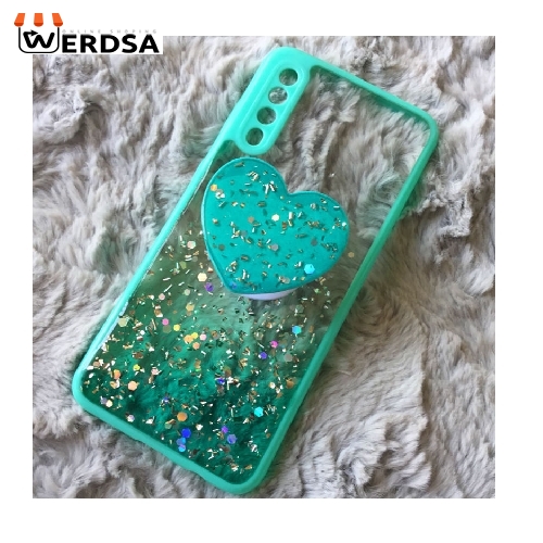 کاور مدل دایاموند کد S4253 مناسب برای تمامی گوشی موبایل سامسونگ Galaxy A50s / A50 / A30s / A505 به همراه پایه نگهدارنده