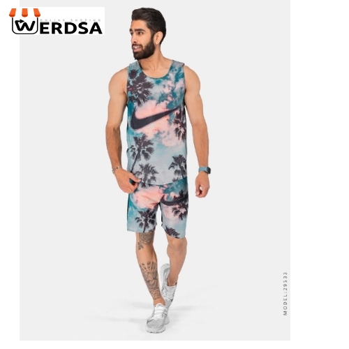 ست رکابی و شلوارک مردانه Nike مدل 29533