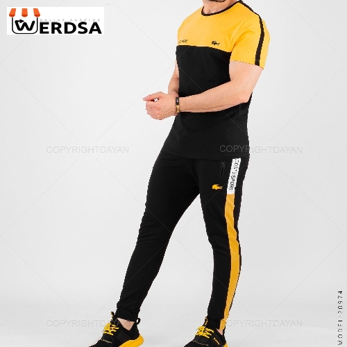 ست تیشرت و شلوار مردانه Lacoste مدل 20974