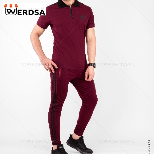 ست پولوشرت و شلوار مردانه Adidas مدل 20193