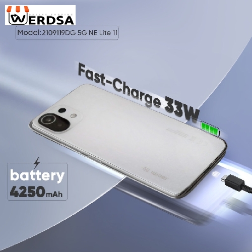 گوشی موبایل شیائومی مدل 11 Lite 5G NE 2109119DG دو سیم‌ کارت ظرفیت 128 گیگابایت و رم 8 گیگابایت