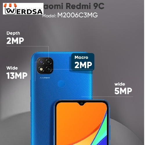 گوشی موبایل شیائومی مدل Redmi 9C M2006C3MG دو سیم کارت ظرفیت 128گیگابایت و 4 گیگابایت رم