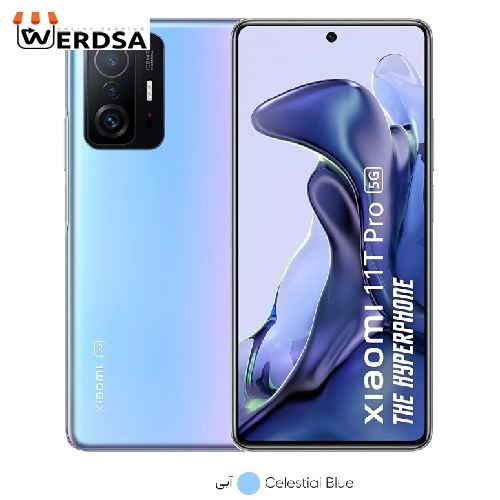 گوشی موبایل شیائومی مدل 11T Pro 2107113SG 5G دو سیم‌ کارت ظرفیت 256 گیگابایت و رم 12 گیگابایت