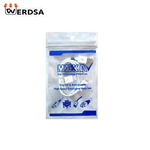کابل تبدیل USB به microUSB مکا مدل MCU68 طول 1.5 متر به همراه مبدل microUSB به لایتنینگ