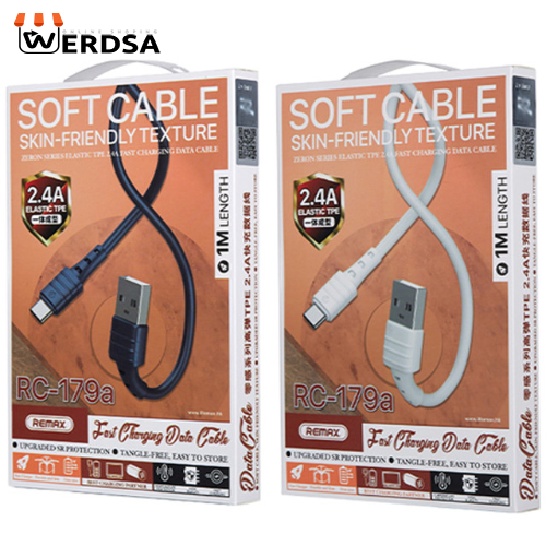 کابل تبدیل USB به USB-C ریمکس مدل RC-179a طول 1 متر