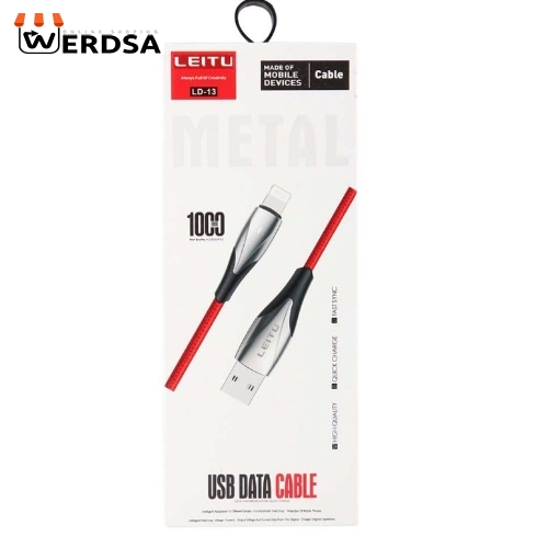 کابل تبدیل USB به USB-C لیتو مدل LD-13 طول 1 متر