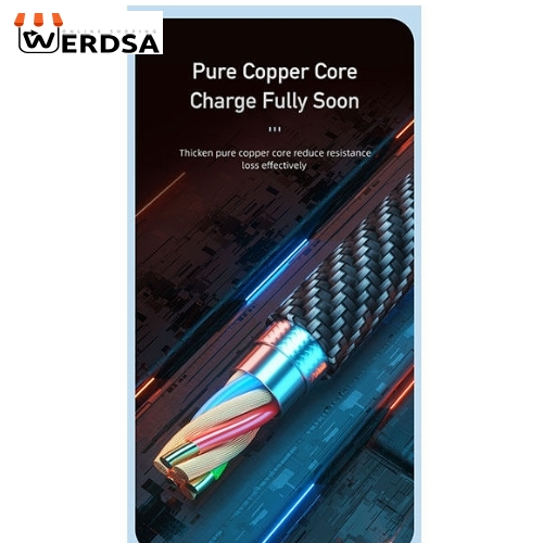 کابل تبدیل USB به microUSB /USB-C / لایتنینگ اوی مدل CL-972 طول 1.2 متر