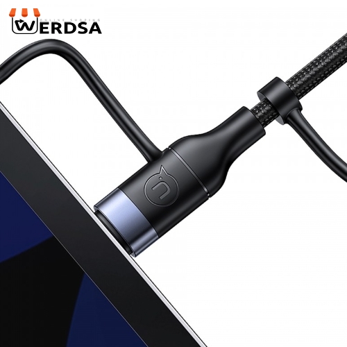 کابل تبدیل USB-c/USB به microUSB/USB-C /لایتنینگ یوسمز مدل US-SJ547 طول 1.2 متر