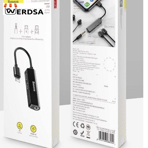 مبدل 1 به 3 لایتنینگ/AUX باسئوس مدل L-52
