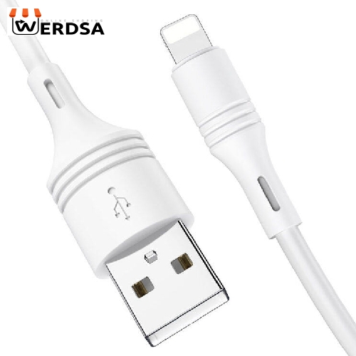 کابل تبدیل USB به لایتنینگ بروفون مدل BX43 طول 1 متر