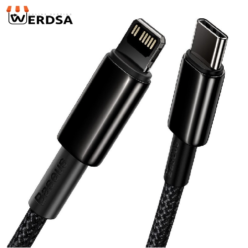 کابل تبدیل USB-C به لایتنینگ باسئوس مدل 20W J_01BA طول 1 متر