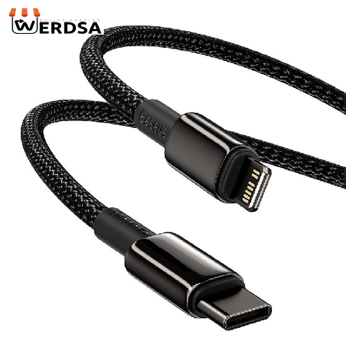کابل تبدیل USB-C به لایتنینگ باسئوس مدل 20W J_01BA طول 1 متر