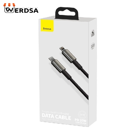 کابل تبدیل USB-C به لایتنینگ باسئوس مدل 20W J_01BA طول 1 متر