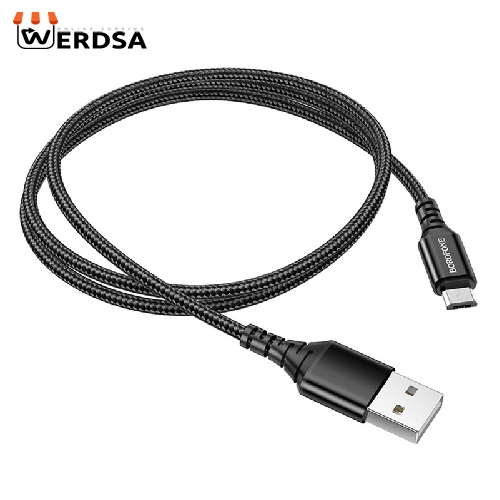 کابل تبدیل USB به MICROUSB بروفون مدل BX54 طول 1 متر