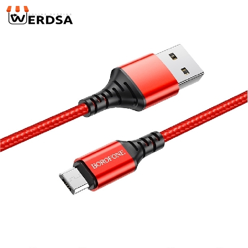 کابل تبدیل USB به MICROUSB بروفون مدل BX54 طول 1 متر