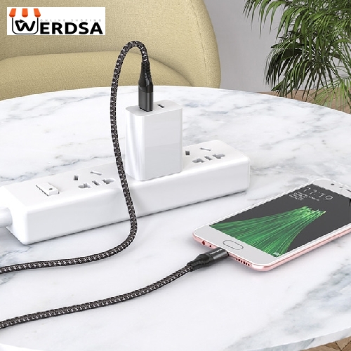 کابل تبدیل USB به MICROUSB بروفون مدل BX56 طول 1 متر