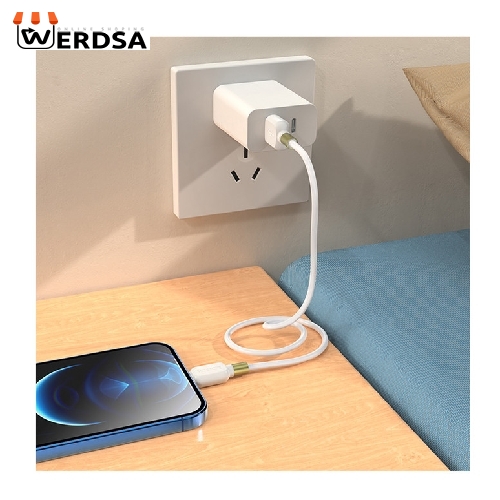 کابل تبدیل USB به لایتنینگ بروفون مدل BX59 طول 1 متر