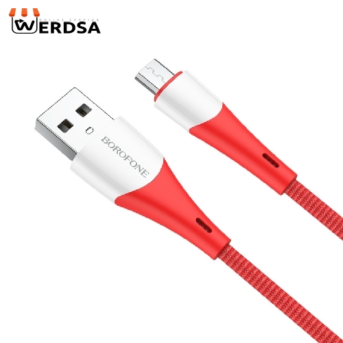 کابل تبدیل USB به MICROUSB بروفون مدل BX60 طول 1 متر